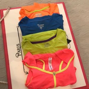 4 work out tops under armour, champion, 90degrees
